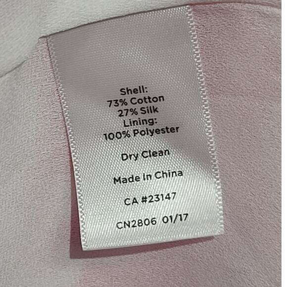 Talbots Silk Blend Rose Print A Line Dress NWT - Picture 4 of 4